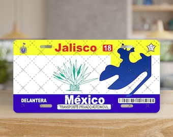 Nummernschild - Jalisco V2 - NUR PNG DATEI