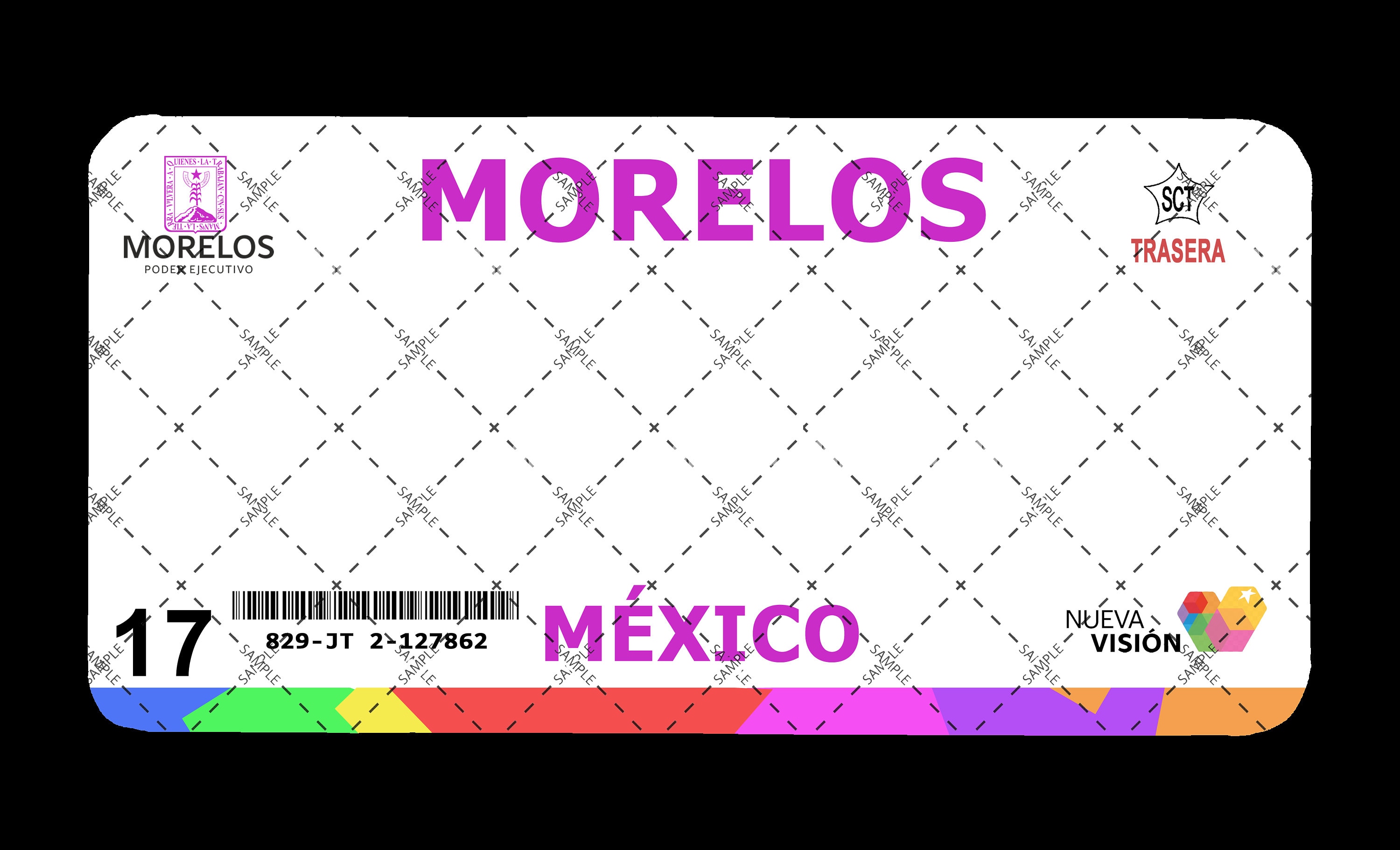 License Plate Morelos V1 PNG FILE ONLY Etsy