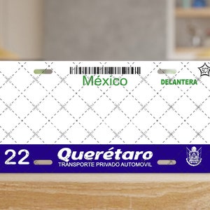 Matrícula - Querétaro V2 - ARCHIVO PNG SOLAMENTE