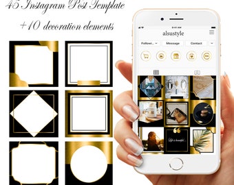 Instagram Frame Template Etsy