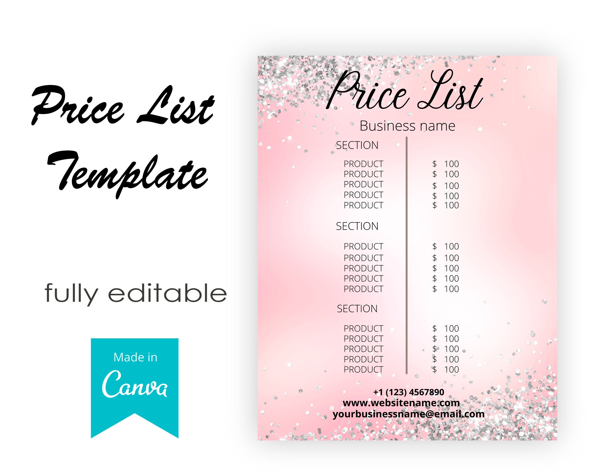 price-list-template-editable-in-canva-blush-pink-pricelist-etsy