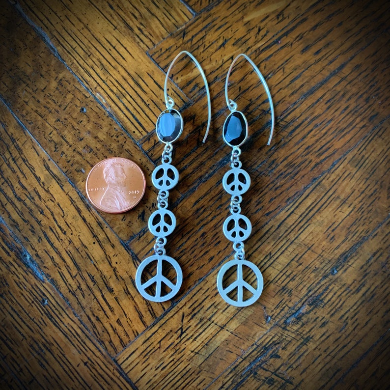 peace signs and smoky topaz
