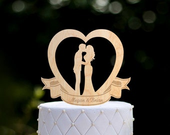 Names wedding heart cake topper,custom wedding bride groom name heart cake topper,Custom love heart wedding mr mrs names cake topper,0323