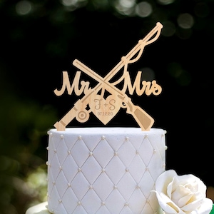 CUSTOM CAKE TOPPER fishing/_Initials Cake Topper/_Wedding Cake topper with dog/_Made in italy/_Custom cake topper/_/_Personalized cake topper
