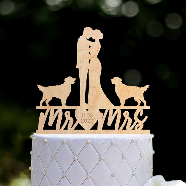 Dog Wedding Cake Topper Etsy