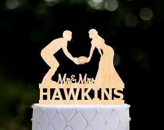 Rugby wedding cake topper,American football wedding cake topper, Rugby ball wedding Mr Mrs cake topper,Funny cake topper, Rugby topper, 0540