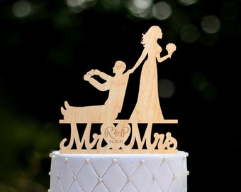 Gamer wedding funny cake topper,video game fan wedding topper,gamers wedding cake topper,Video game wedding mr and mrs cake topper,0233