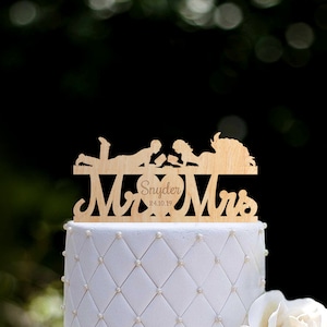Book lovers wedding Mr and mrs cake topper,book worm wedding mr mrs cake topper,Mr and mrs book lover wedding cake topper,book wedding,0107