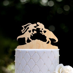 T rex Dinosaurs cake topper,t rex dinosaur couple cake topper,dino wedding cake topper,dinosaur wedding cake topper,dinosaur wedding,081