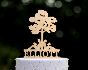 Book lover literary wedding tree mr and mrs cake topper,book worm literary wedding tree topper,literary wedding mr and mrs cake topper,0221