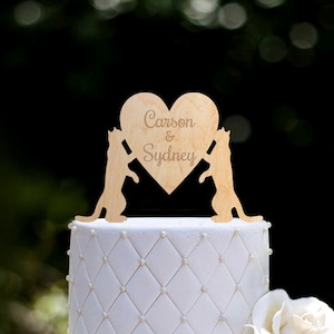Adorno para tarta de pareja de gatos, adorno para tarta con gato, adorno para tarta de boda con gato, adorno para tarta de boda de novio y novia con forma de gato, adorno para tarta de boda de gato negro, 062