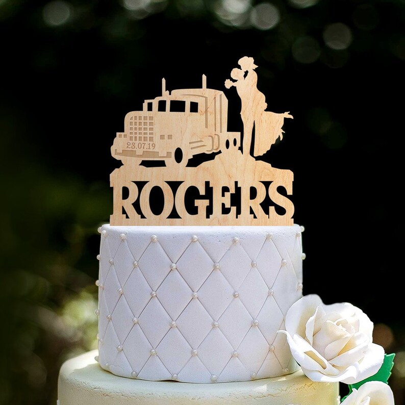 LKWFahrer Mr Frau Kuchen Topper Hochzeit LKW Hochzeit Herr Etsy