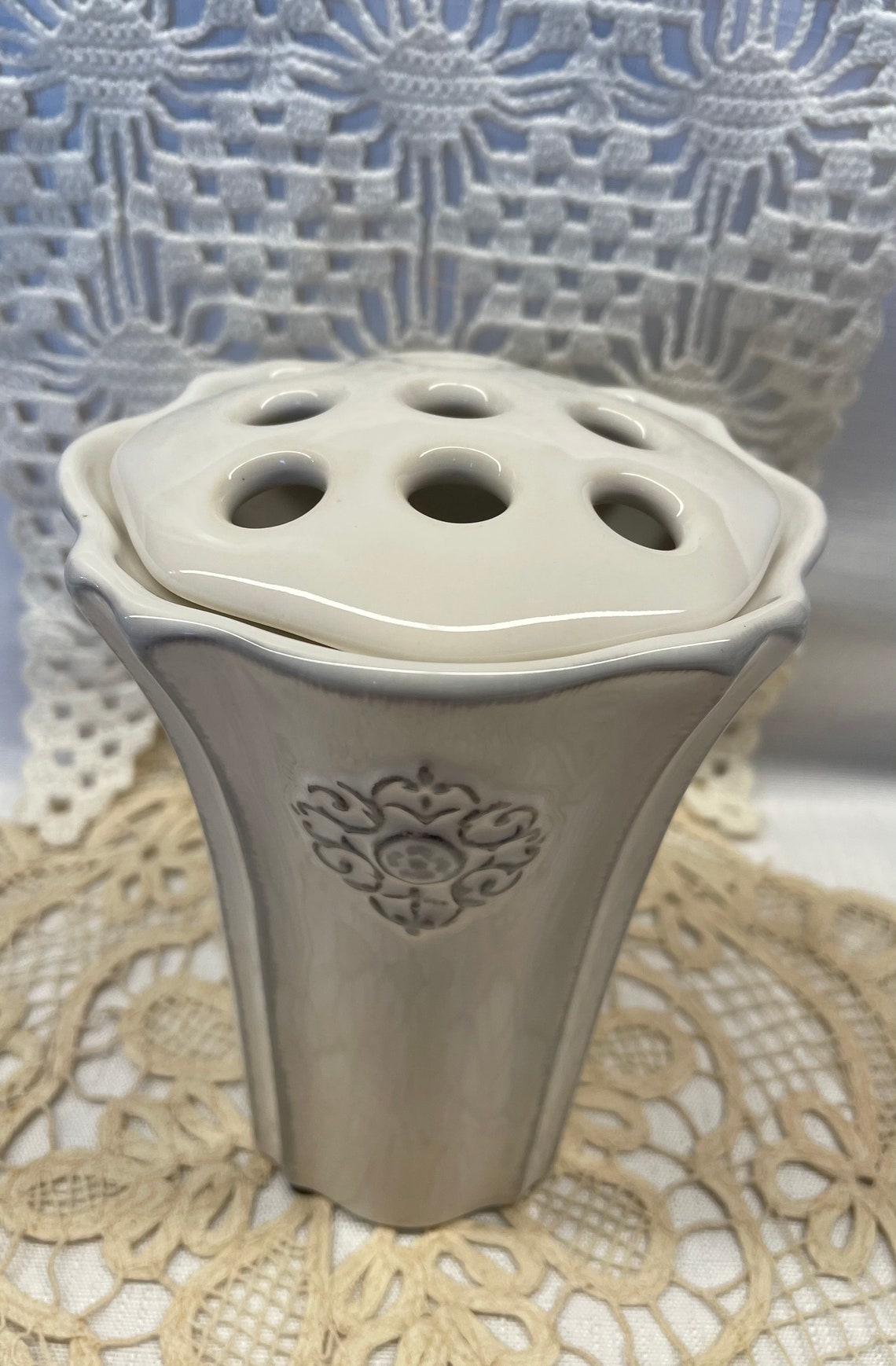 Southern Living At Home Flower Frog Vase Etsy