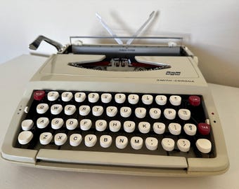 Vintage 1970's Smith Corona PORTA-Typer Typewriter | Made in England | Portable | Manual Typewriter | Working Typewriter