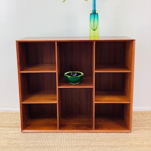 Vintage 1960s DANISH MODERN TEAK Bookcase / Bookshelf Peter Hvidt & Orla Molgaard for Soborg / Made in Denmark