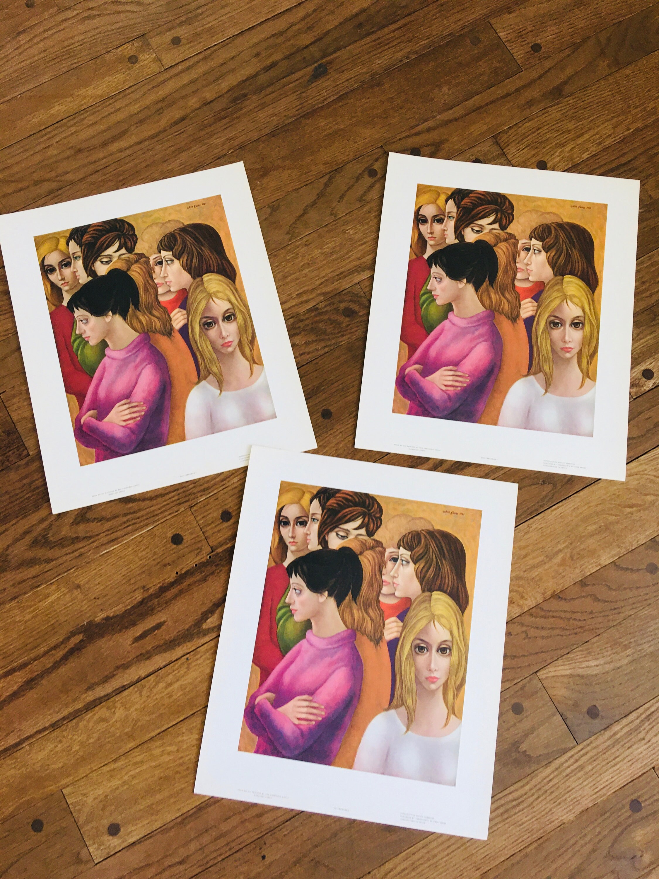 Vintage 1960s MARGARET KEANE Lithograph ART Prints / Lot of 25 Etsy