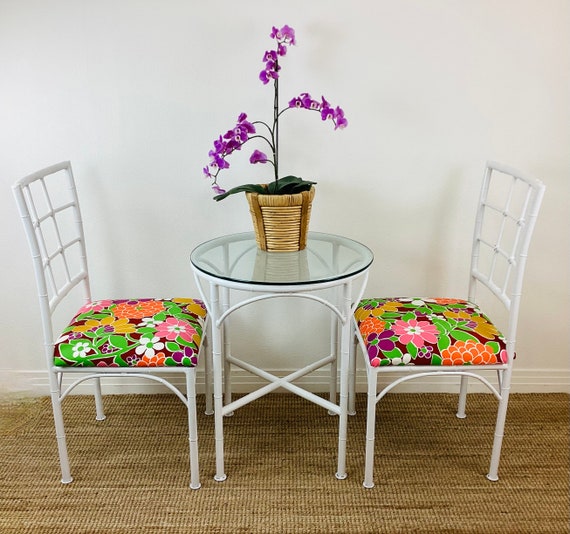 Vintage bamboo bistro set sale