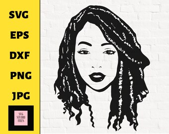 Natural Hair Svg Beautiful Black Women Svg Black Girl Magic Etsy