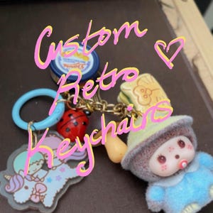 CUSTOM keychain with curated charms