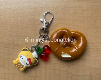 Portachiavi a tema pretzel di Hong Kong
