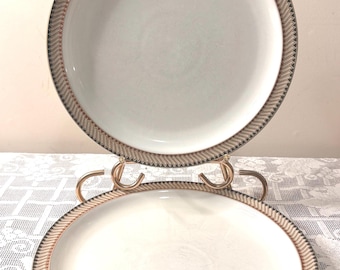Vintage Denby Luxor Dinner Plates Set of 2 made in England