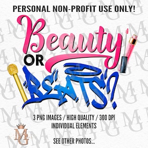 ¡Imagen PNG de revelación de género de Beauty or Beats! ¡Fondo transparente! ¡Solo para uso personal!