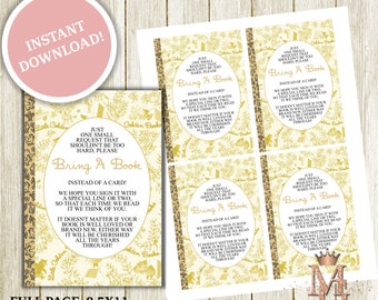 Little Golden Book, Book Request! Little Golden Book Baby Shower Insert!