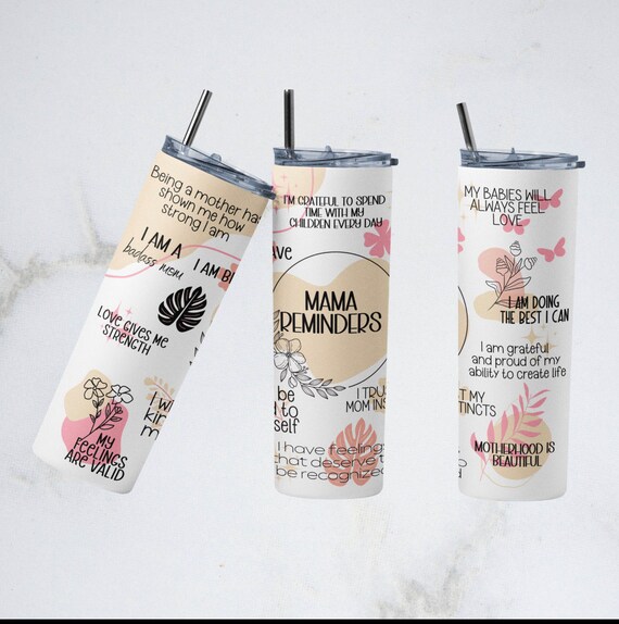 Mommy Tumbler Motivational Tumblers Gifts for Mom Cute Tumblers 