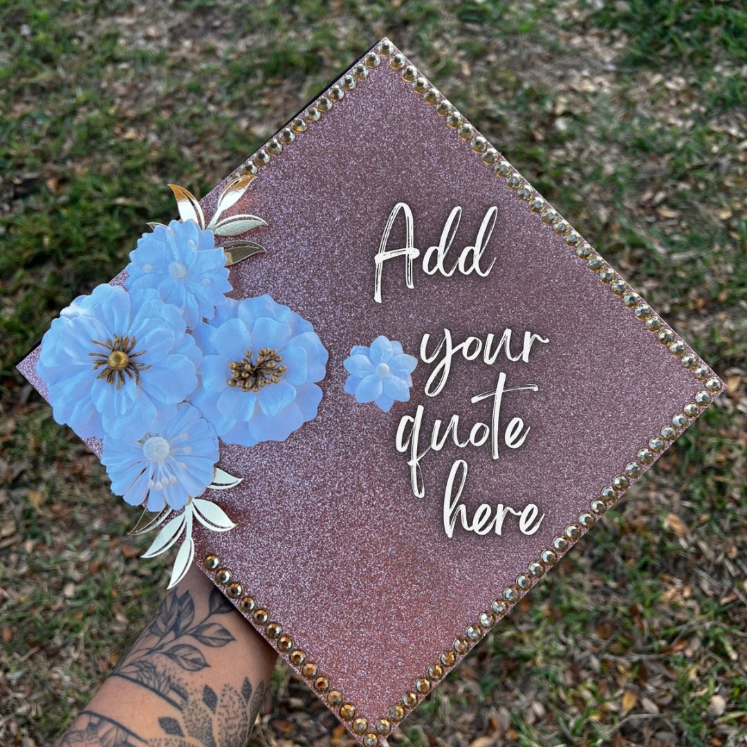 Graduation Cap Topper Graduation Paper Flowers Etsy