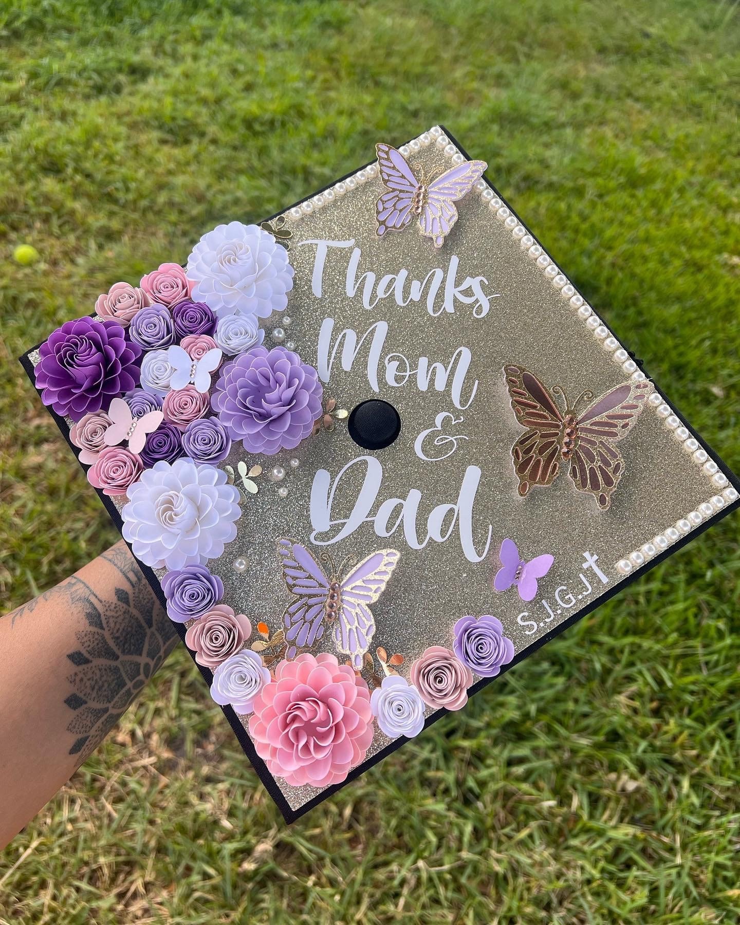 Graduation Cap Topper Graduation Cap Paper Flowers and Etsy