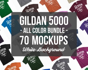 Download Gildan 5000 Mockup Etsy