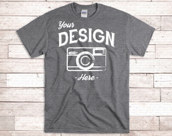 Ash Grey Mockup Gildan 5000 Ash Grey Tshirt Mans Mockup Ash Etsy