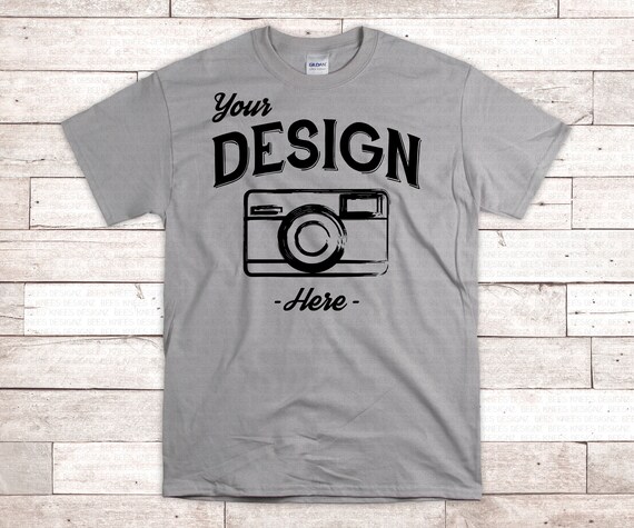 Download Ice Grey Gildan 2000 Mockup Ice Grey Tshirt Template Gildan Etsy