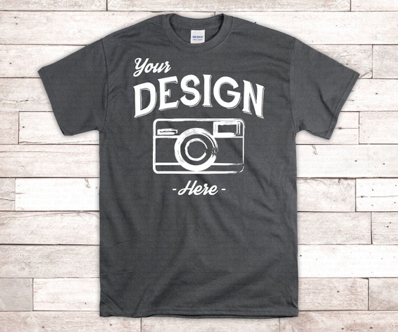 Download Charcoal Gildan 2000 Mockup Gildan Grey Mock Up Flatlay Etsy
