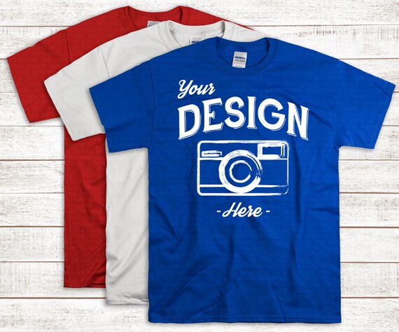4th Of July T Shirt Mockup Red White And Blue Flatlay Mens Etsy