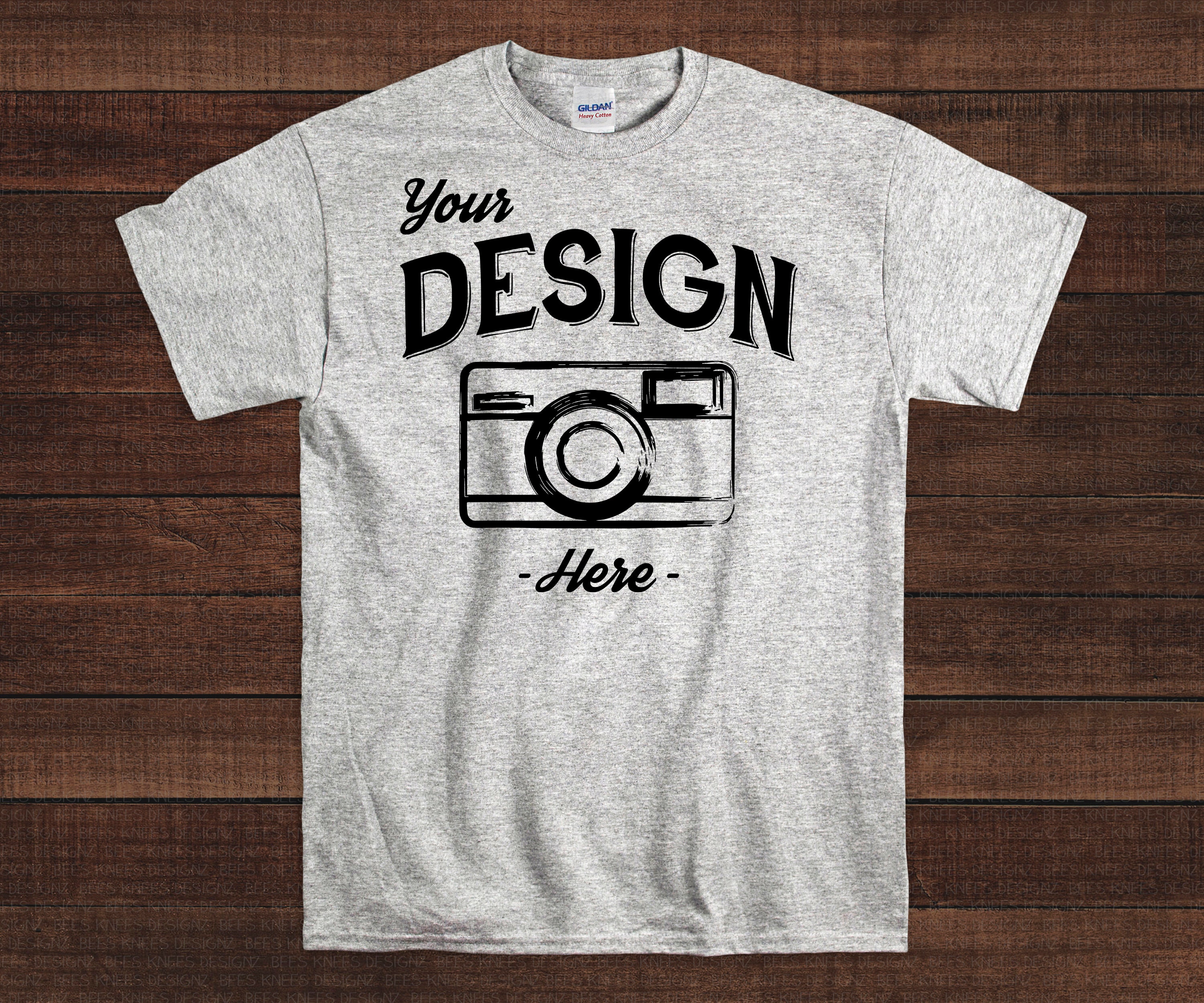 Download Ash Gray Gildan 5000 Mockup Light Heather Gray Shirt Mockup Etsy