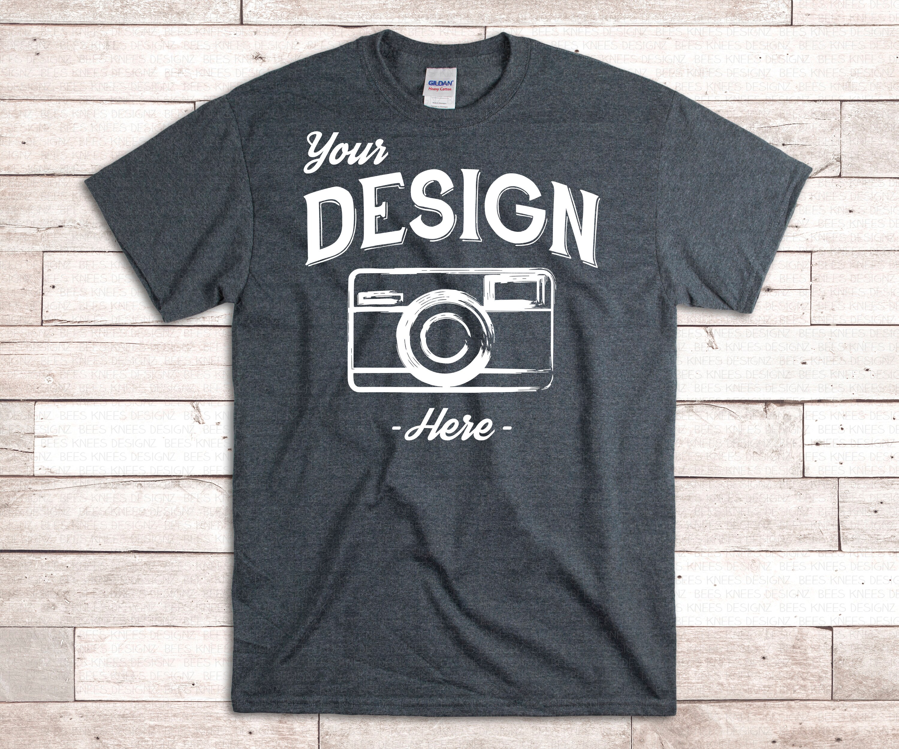 gildan dark heather