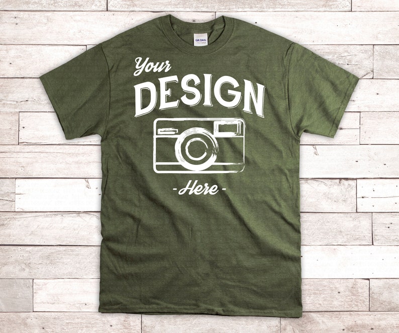 gildan 2000 military green
