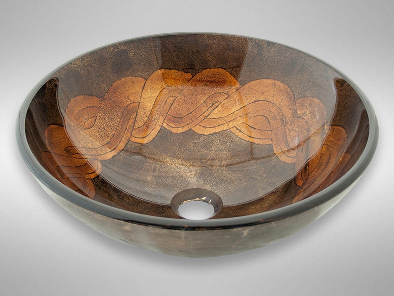 Copper Snake Bathroom Vessel Sink Etsy