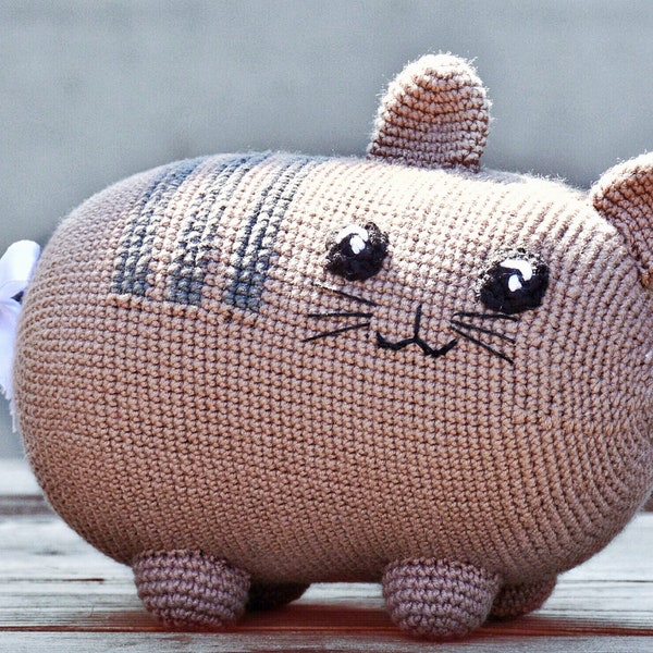 Easy PATTERN Crochet Cat  Amigurumi PDF tutorial Pattern Crochet toy, Pray for Ukraine download pdf