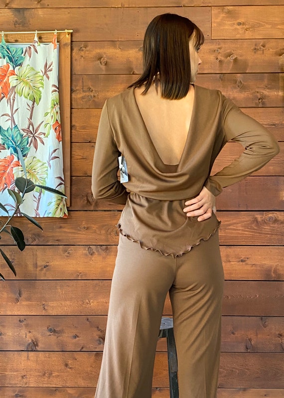 Vintage 1970’s Two Piece Amazing Back Macrame