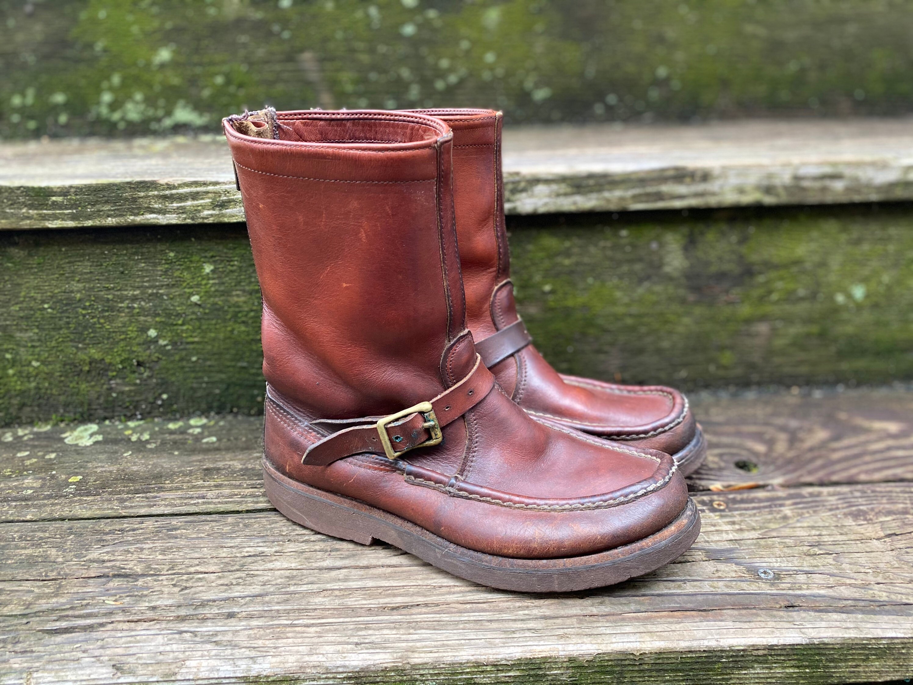 Vintage WC Russell Moccasin Co. Mens 