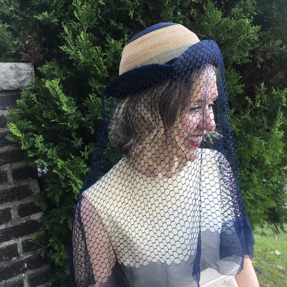 Amazing Lilly Dache 'Dachettes' Hat with Netting/N