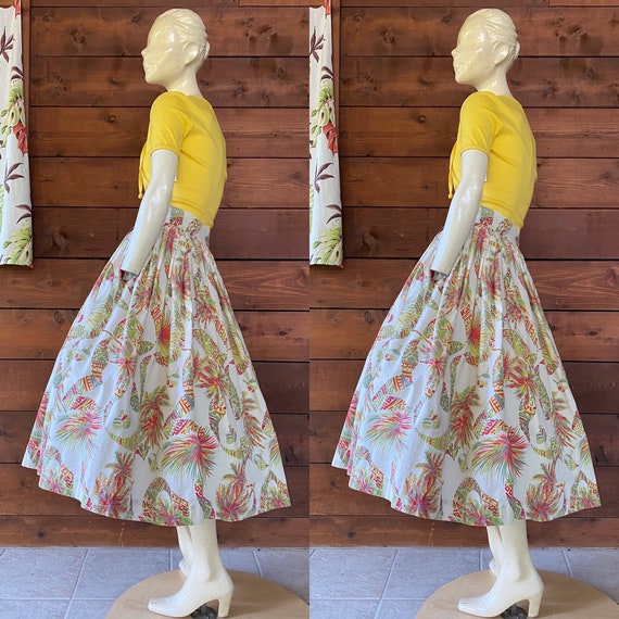 Full 1950’s Mexican Print Skirt