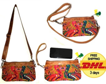 Coin Purse with strap Bag Guatemala