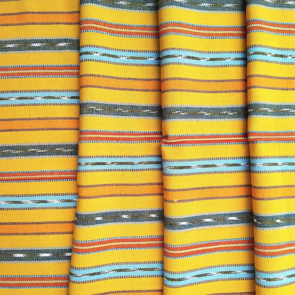 GUATEMALAN Handwoven Ethnic TEXTILE Vintage FABRIC Per Yard  - Unique Hand weaved Textile Fabric For Multiple Purposes