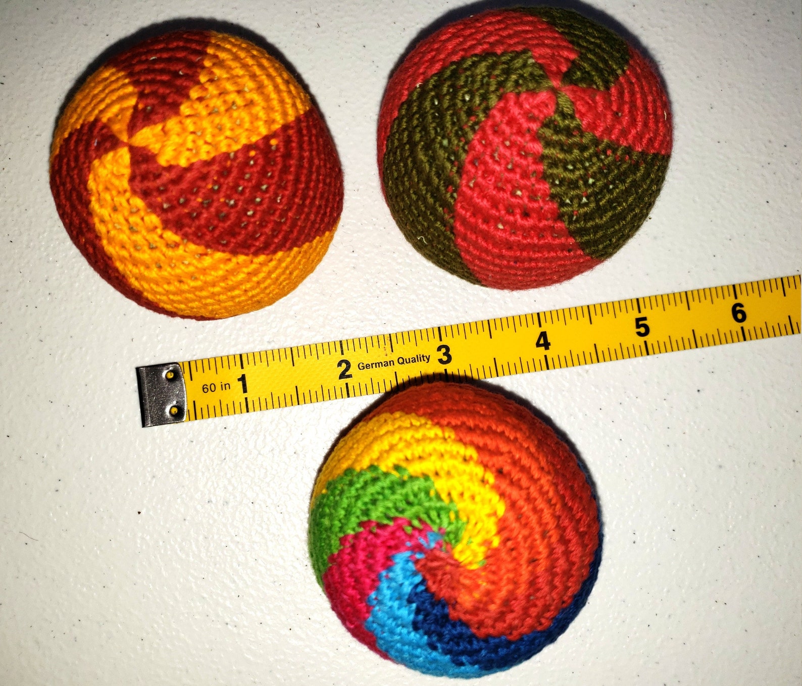 Crocheted Cotton Hacky Sacks Juggling Balls Guatemala Etsy