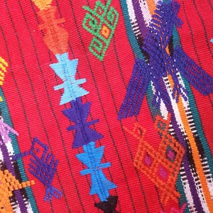 Guatemalan Multicolor Peacocks Sute Tablecloth Throw - Etsy