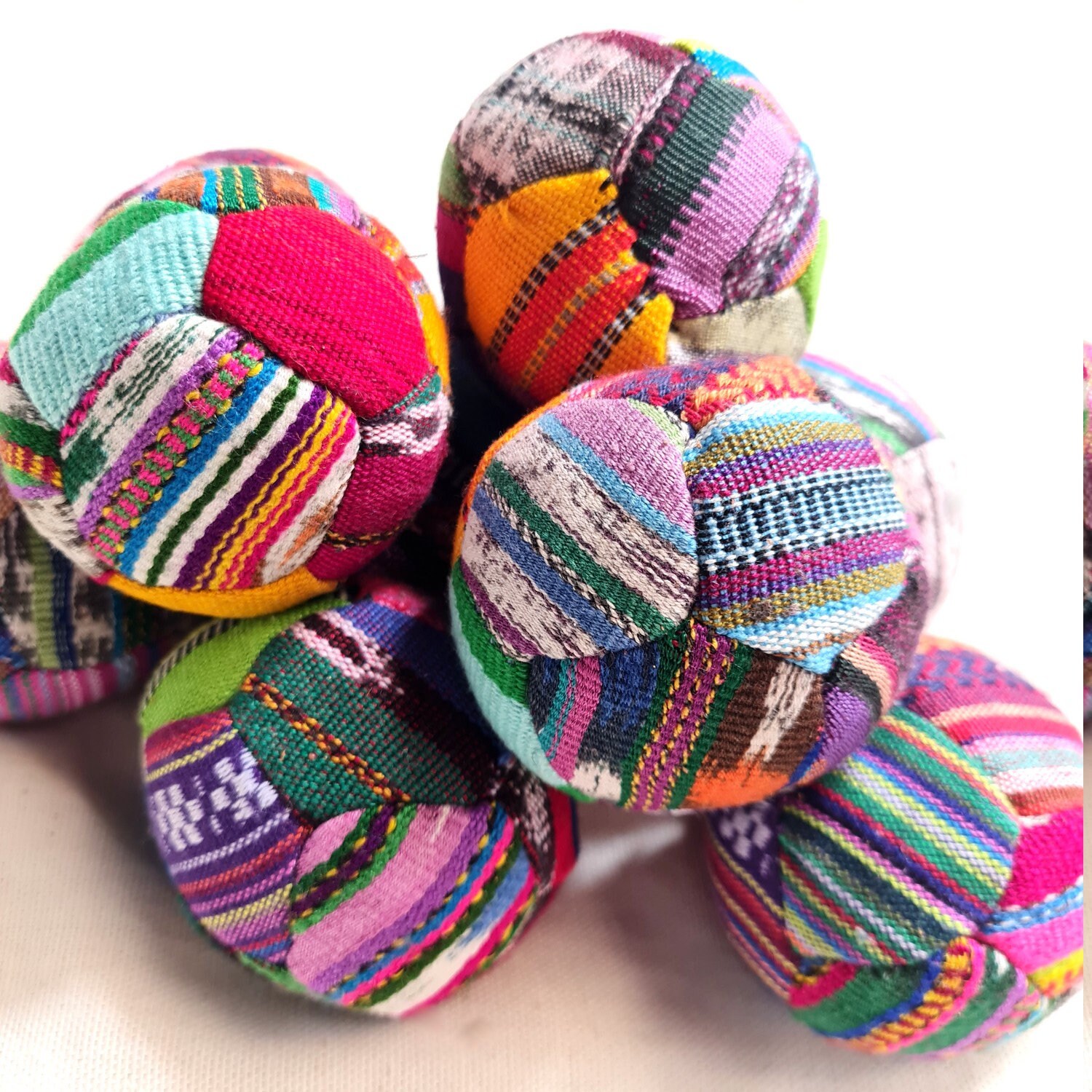 Cotton Spot Hacky Sacks Juggling Balls Guatemala Antistress Etsy UK