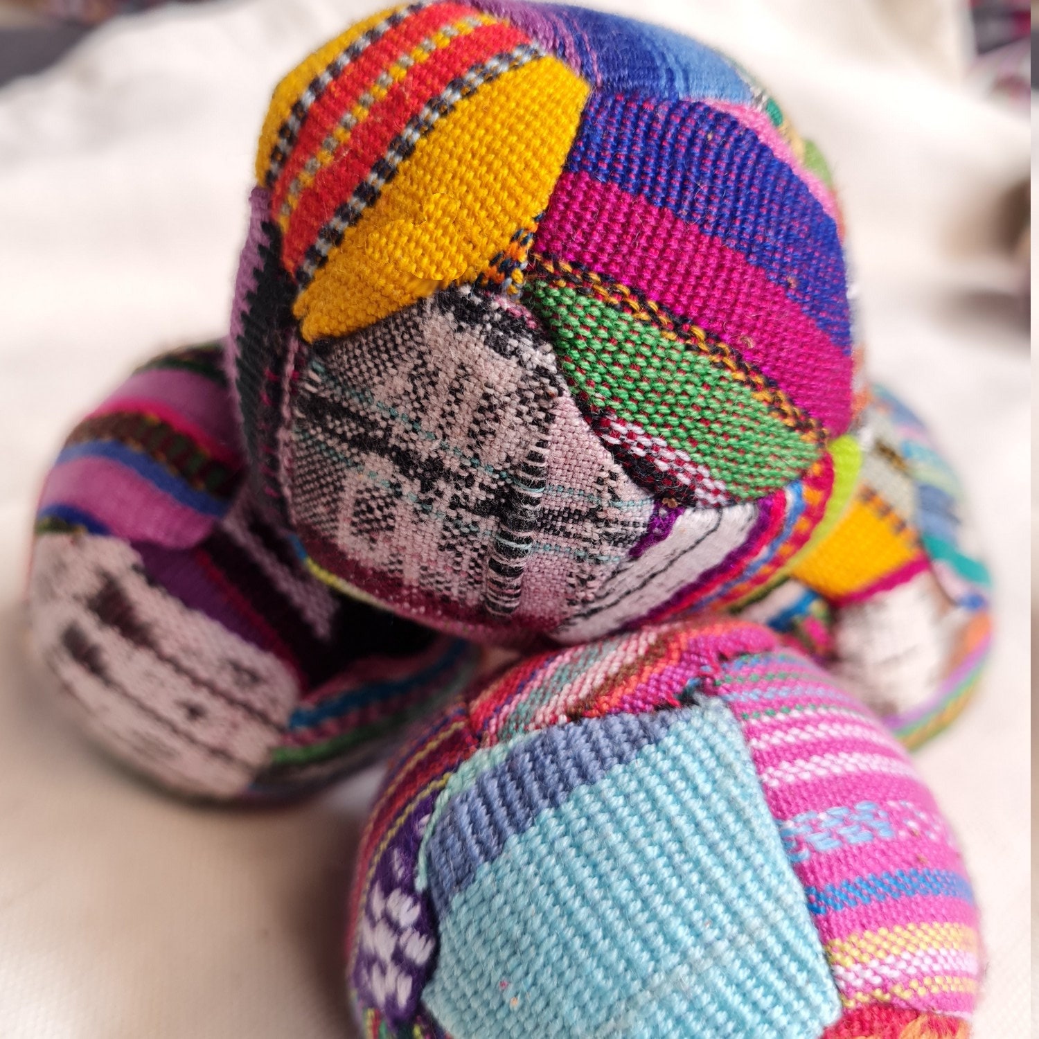 Cotton Spot Hacky Sacks Juggling Balls Guatemala Antistress Etsy UK